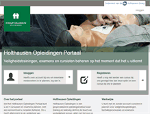 Tablet Screenshot of aanmelden.holthausen.nl