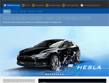 Tablet Screenshot of holthausen.nl
